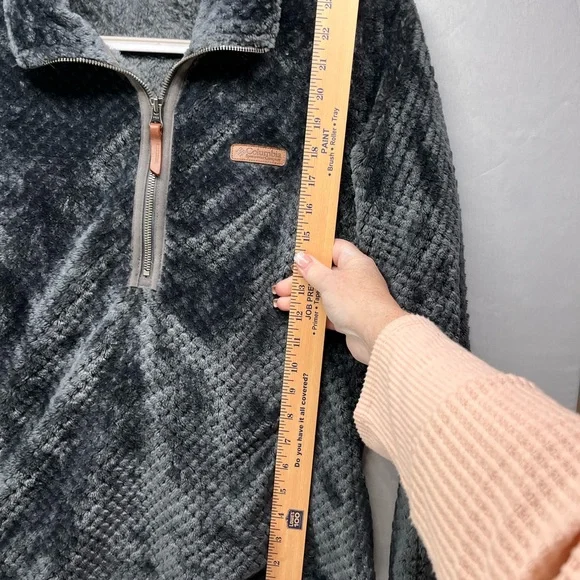 Columbia Charcoal Fleece Jacket - Picture 6 of 7